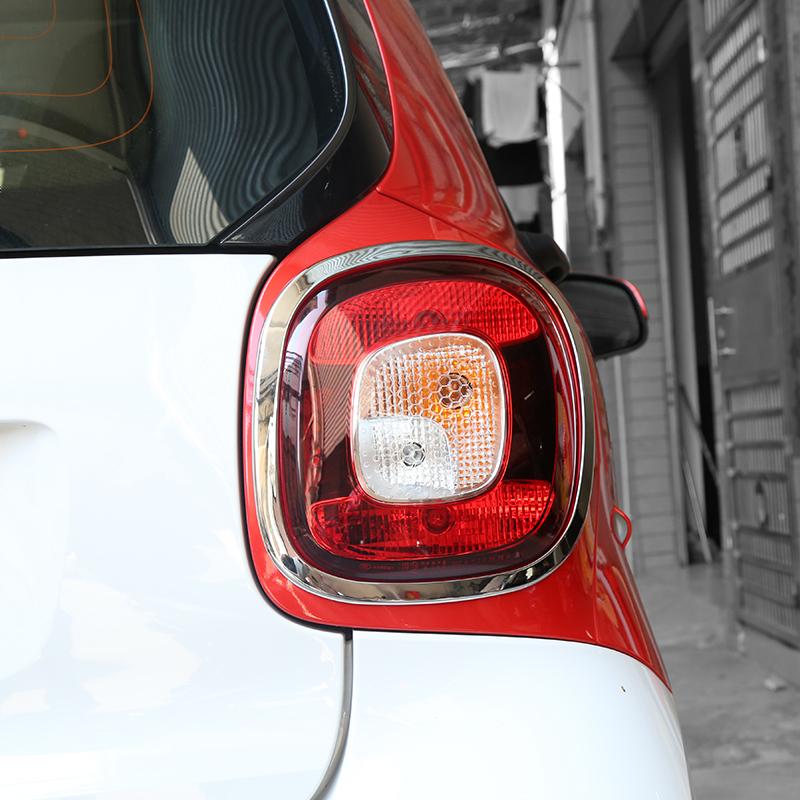2 buc. Lampă din spate pentru mașină, cadru de acoperire, autocolant, carcasă decorativă, carcasă pentru mașină Smart fortwo 453