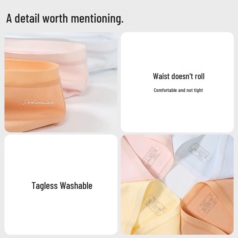 Duoduomian Damen Antibakterielle Slips aus reiner Baumwolle