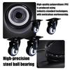 4Pcs Heavy Duty Furniture Wheel Casters Quiet Trolley Wheel 360 Swivels Casters for Trolley Home Office Desk Chair