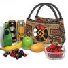 Hunab Ku Mayan Symbol Insulated Lunch Tote Bag for Women Portable Thermal Cooler Bento Box Outdoor Camping Travel
