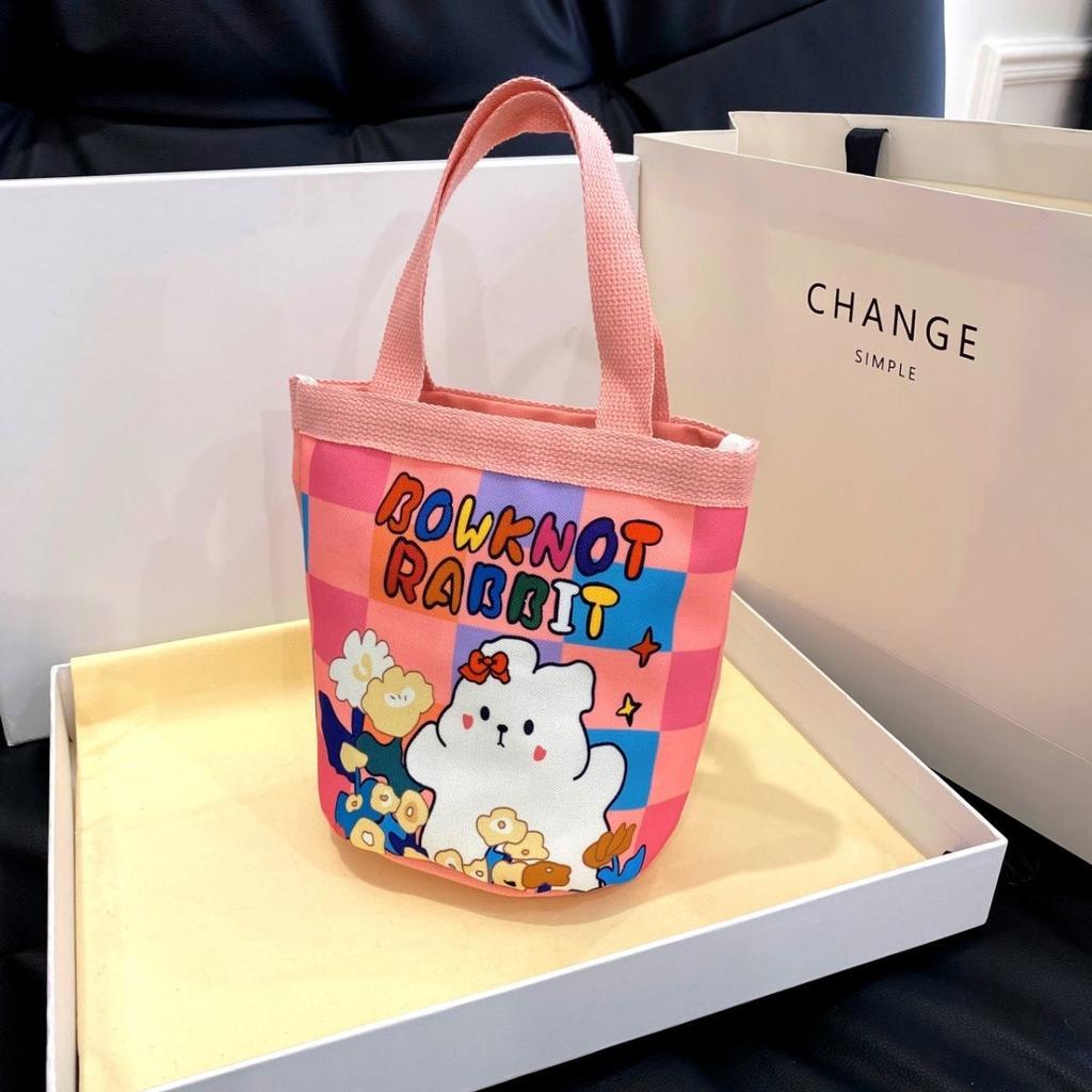 Cute Graffiti Bucket Bag for Women, Ins Style Cartoon Print Round Cylinder Handbag, Korean Fashion Shoulder Tote for Lunch and Daily Use