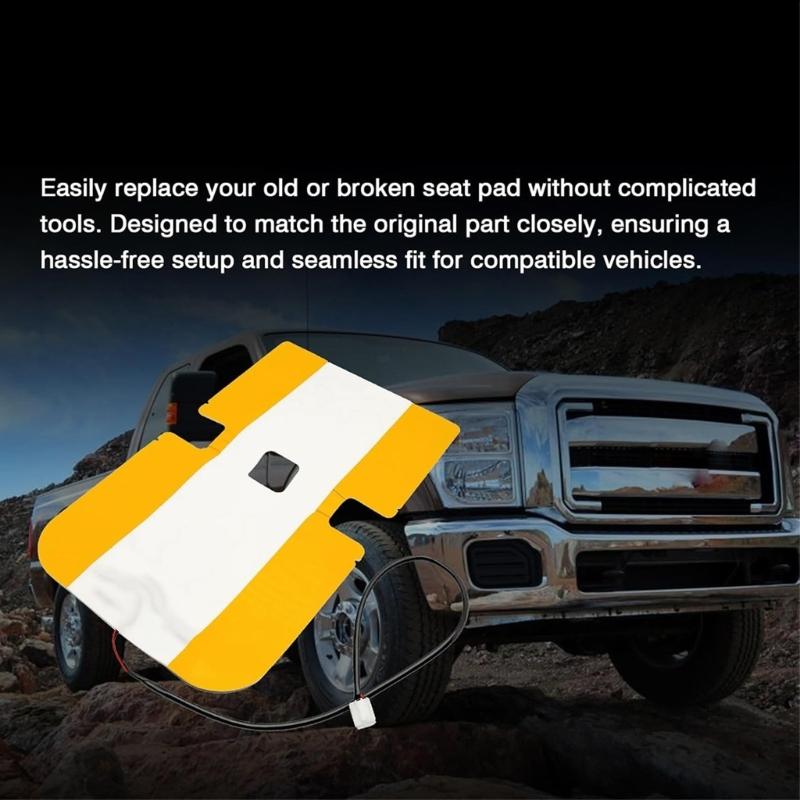 User Friendly Efficient Seat Cushion Warmer Component Part Built For F250 F350 Trucks From 2005 To 2010 6C3Z-14D696-A