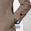 Antonio Men's Silk Blend Mid-Length Trench Coat