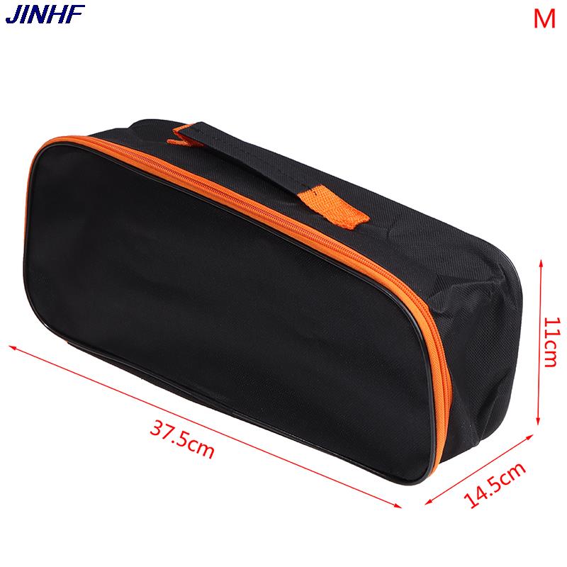 Black Car Wear Resistant Zipper Closure Practical Storage Case With Handle Durable Portable Pouch Vacuum Cleaner Tool Bag