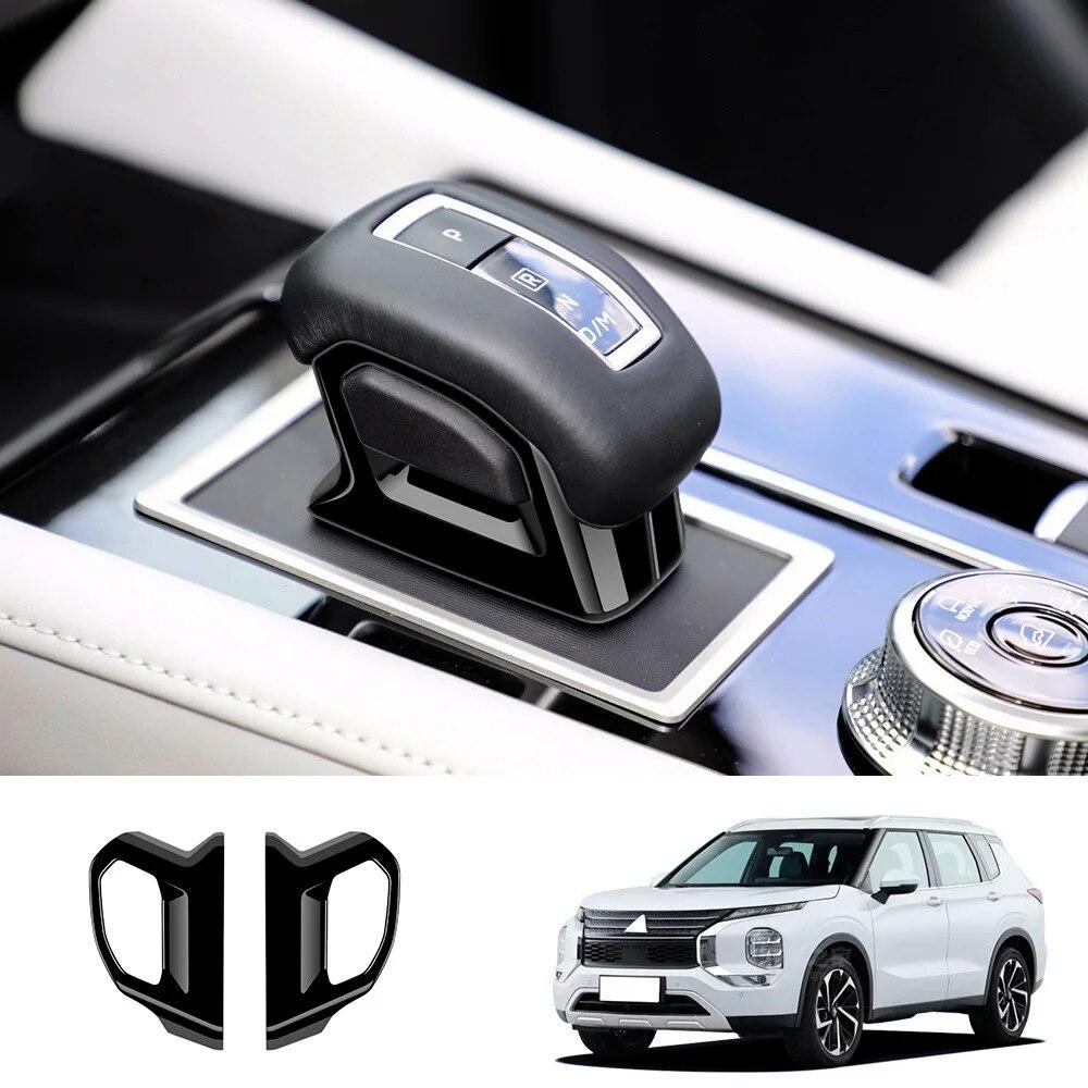 For Mitsubishi Outlander 2022 2023 2024 ABS Gear Shift Knob Head Cap Cover Trim Car Styling