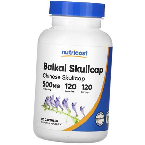 

Екстракт Шоломниці байкальської, Baikal Skullcap 500, Nutricost 120капс (71647101) 120caps