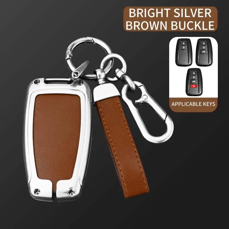Car Remote Key Case Cover Shell Fob For Toyota Corolla Prius Camry CHR C-HR RAV4 Altis Land Cruiser Prado Keyless Accessories
