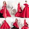 Red Lace Wedding Dresses Luxury Party Clothes  For 30cm Supermodel Doll/for 1/6 BJD Dolls