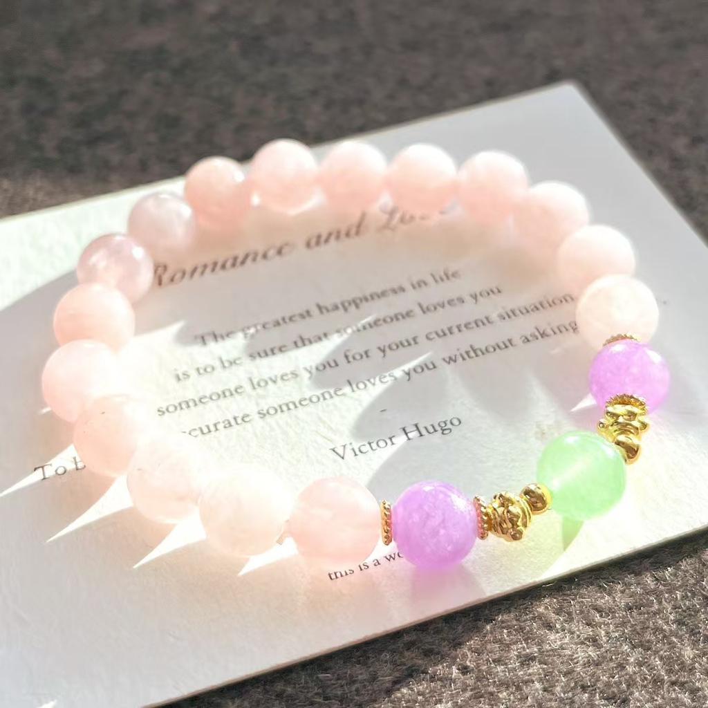 Retro Romantic Natural Powder Crystal (Color Optimized) Bracelet Bracelet