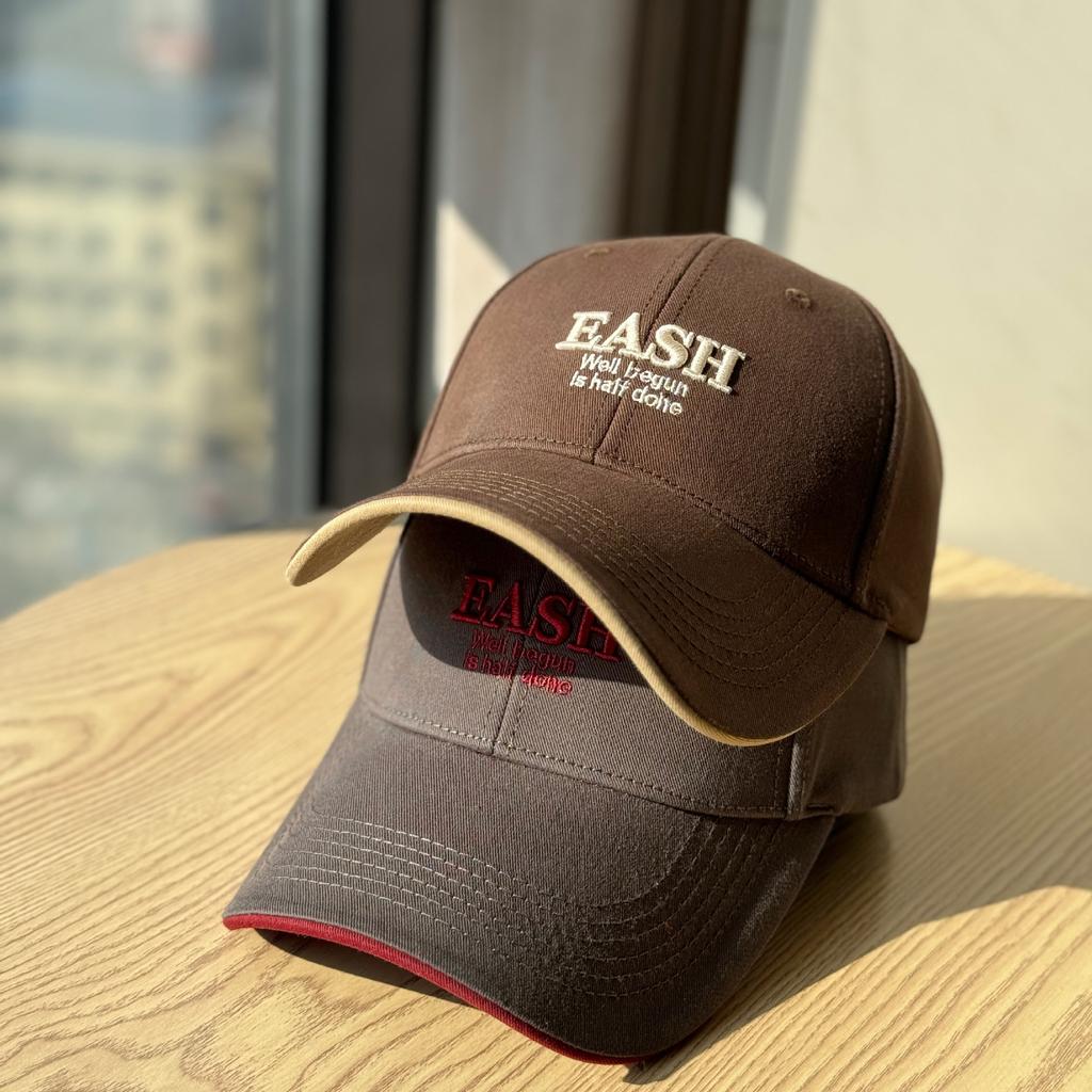 Fashion Hat hat, summer baseball cap, women's face-enhancing small letter embroidered baseball cap, soft top, sun protection, sunshade, spring