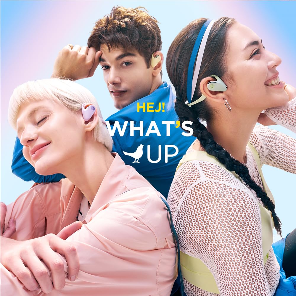 Award Libratone UP air conduction improved sound quality beyond bone conduction open ear wireless sports Danish Scandinavian perfect fit IP57