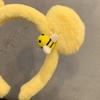 1 stuks Schattige Bij Beer Oren Pluche Haarband Dames Meisjes Gezicht Wassen Leuke Dier Hoofdbanden Cosplay Mode Haaraccessoires