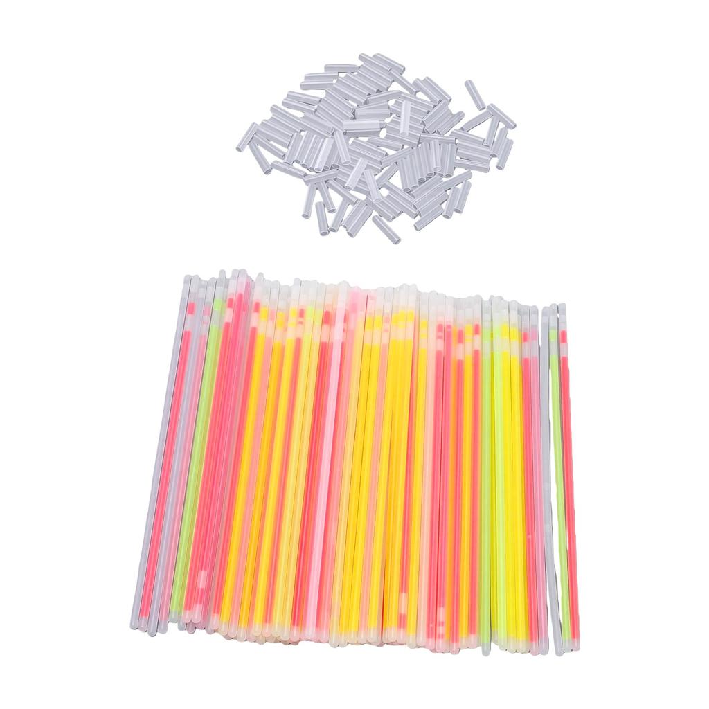 100 PCS Light Sticks Set 20cm Flexible Disposable Glow Sticks for Concerts Clubs Parties 100 pcs