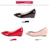 Mocasin Versatil din Piele Brevetată cu Toc Ascuns - Colecția Primăvara 2026, Mărimi Mici Pantofi de Lucru cu Platformă pentru Femei