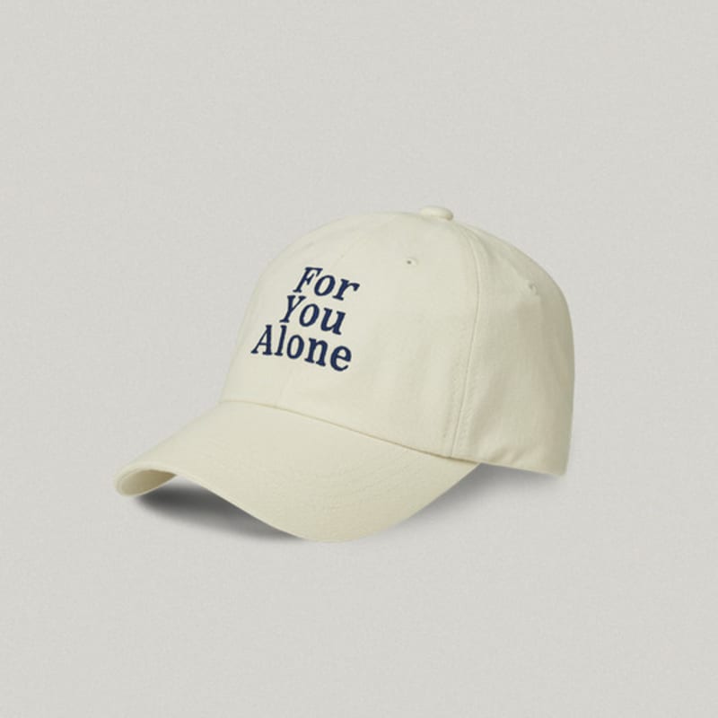 

FOLNUA SLOGAN BALL CAP [CREAM] cream