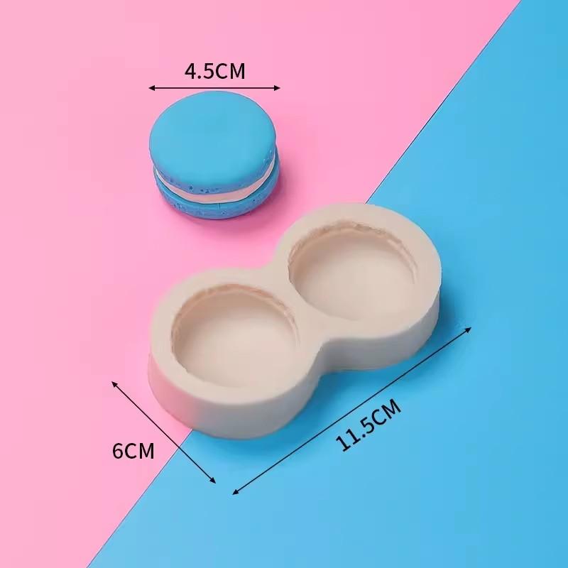 Macaron Silikonformen Fondant Kuchenform Schokoladen Dessertform Küche Backen Kuchen Dekorationswerkzeuge Polymer Clay Formen