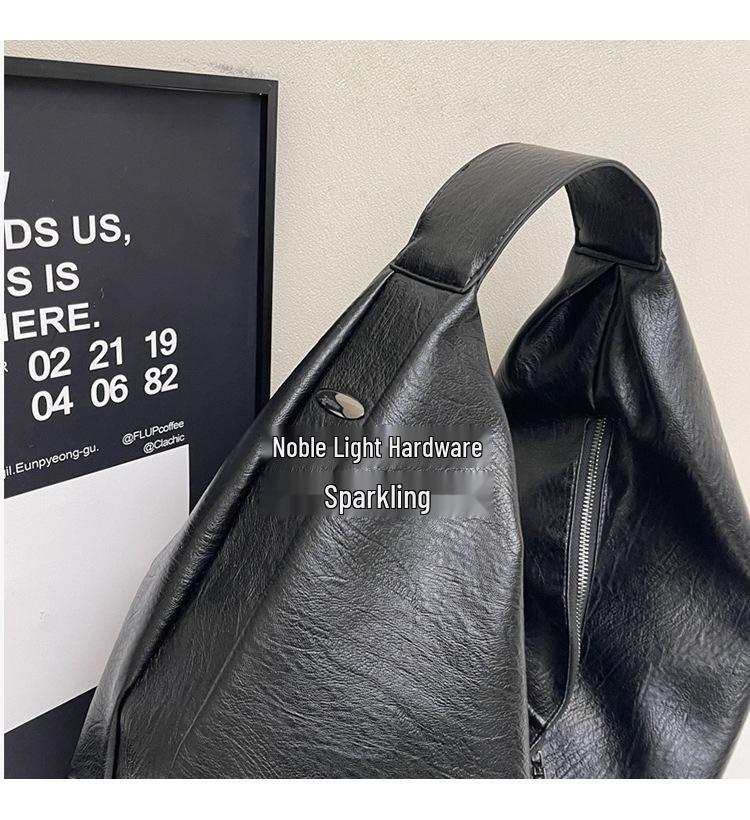 Damska torebka miejska na ramię o dużej pojemności na rok 2025 - Prosty, modny design