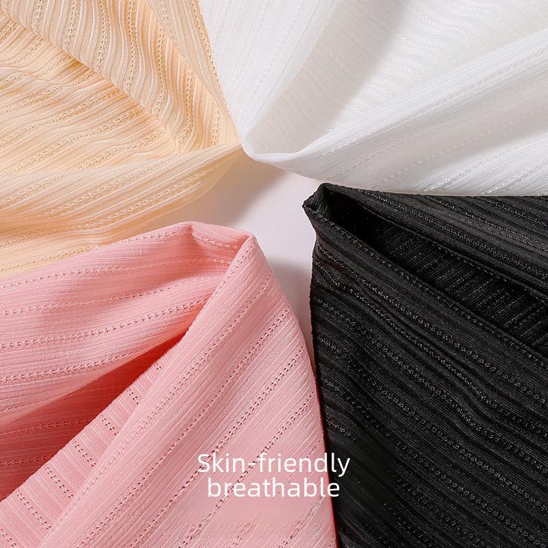 Letní těhotenské bezpečnostní šortky Ice Silk s vysokým pasem