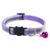 Reflective Breakaway Dog Cat Collars with Bell Safety Buckle Adjustable Soft Kitten Collar Pet Accessories for Cats Kittens