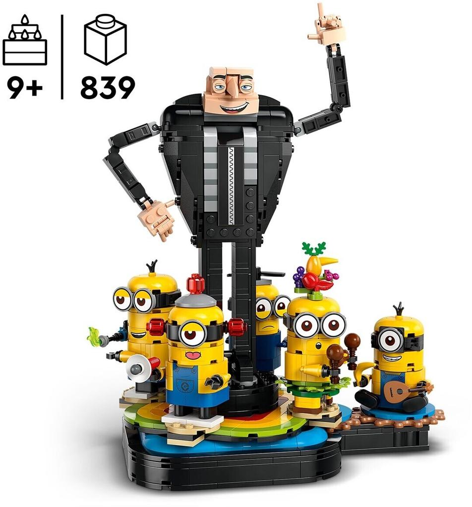 LEGO конструктор Incorrigible 4 – Грю и миньоны (75582)