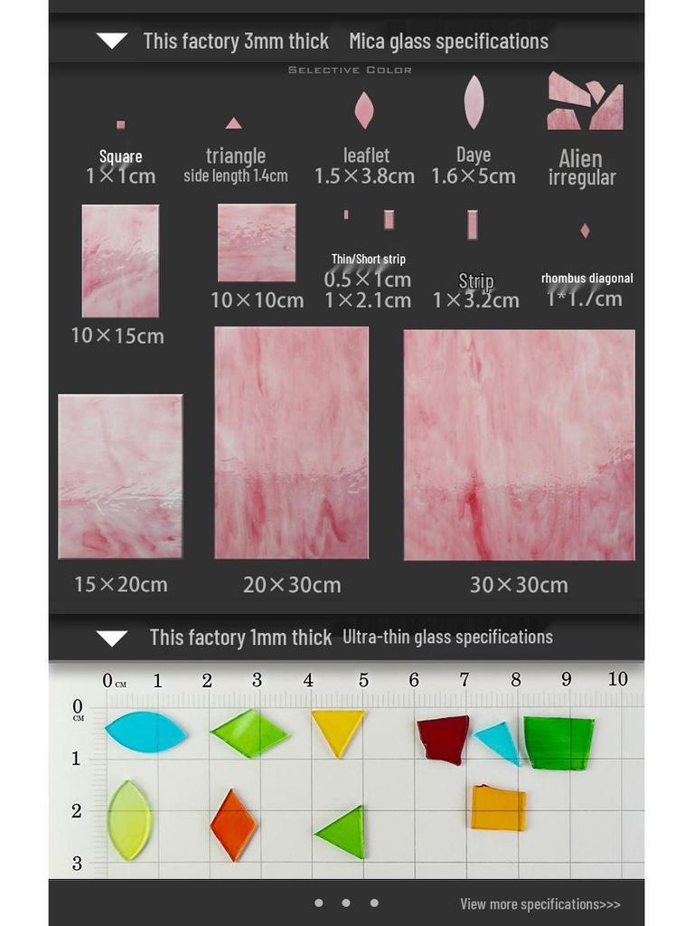 200g Bunte Runde Acryl-Mosaiksteine für DIY-Kunstprojekte