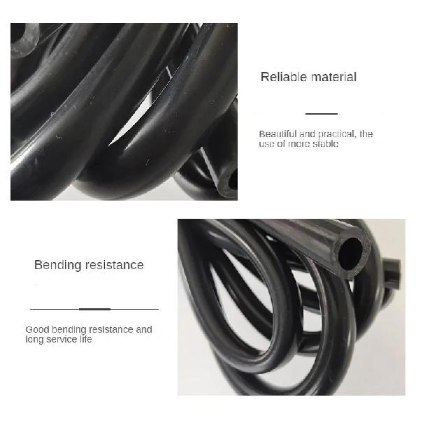 Length 1M 3M 5M Inner diameter 3/4mm Thickness 4mm General Motors Vacuum Silicone hose Racing Line Tube Pipe Tube Bule Black Red
