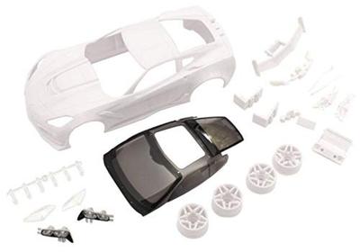 Kyosho Chevrolet Corvette ZR1 White Body Set with Unpainted Wheels MZN196