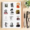 50Pcs Fun Celebrity Diy Diary Laptop Luggage Skateboard Graffiti Decal Fun Children’S Classic Toy