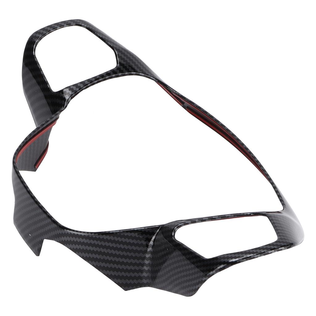 Steering Wheel Trim Frame Carbon Fiber Style Cover Replacement for Ford Focus 2019 2021