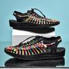 Men's woven sandals Women's casual outdoor beach shoes Large size sandals Summer breathable large size creek shoes