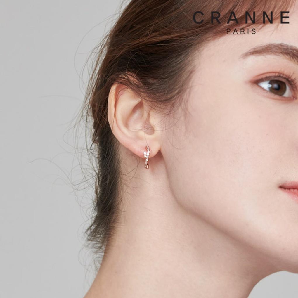 Cubic Wave Line Earrings C24EB316