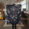 1Pc Dreamcatcher Print Flannel Blanket, High Quality Comfortable for All Seasons, Home Decor, Warmth and Comfort, Perfect for Christmas Gifts W92