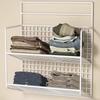 No-Drill Double-Layer Bathroom Storage Shelf