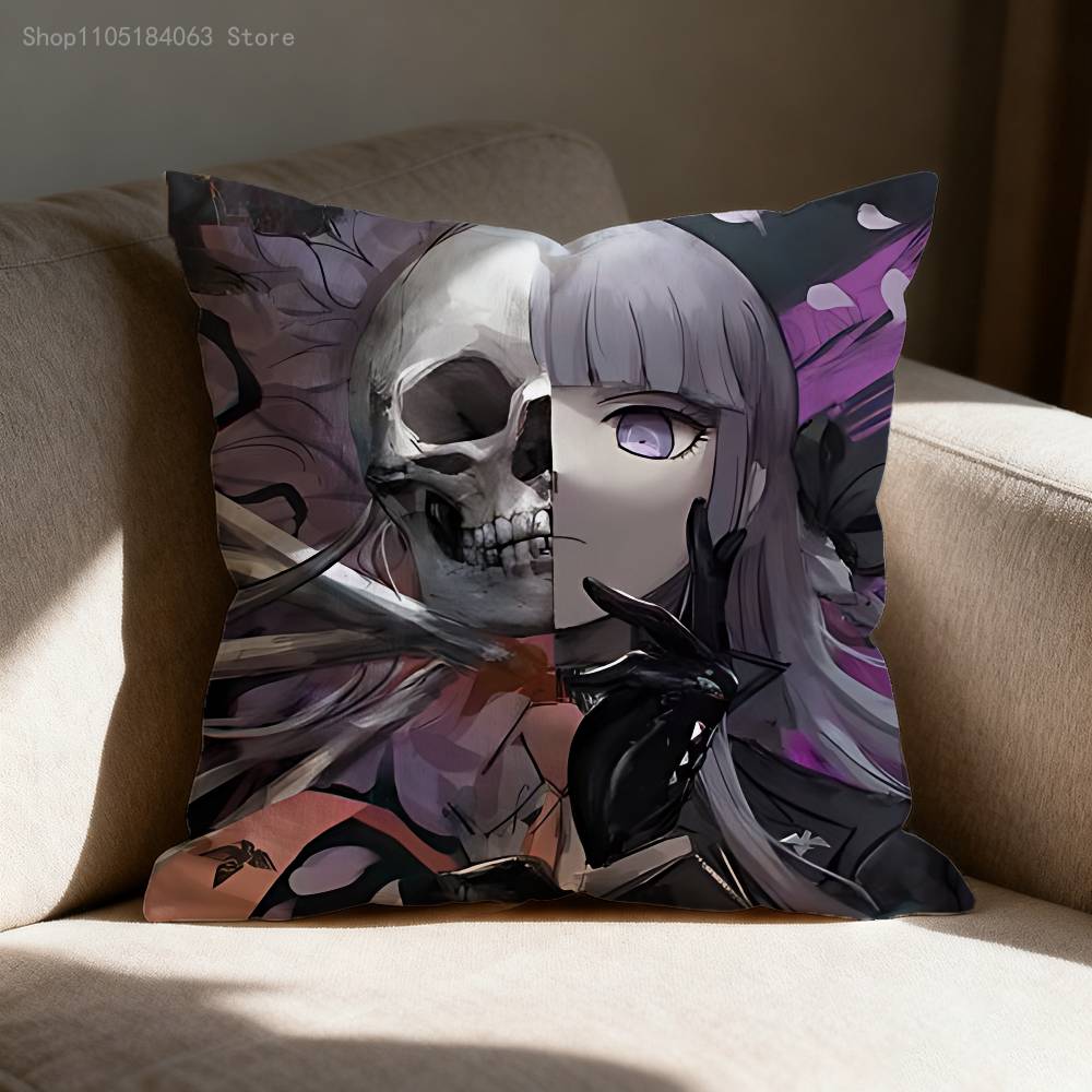 K-Kyoko K-Kirigiri Pillowcases Bedroom Living Room Sofa Home Decor Polyester Cushion Cover with Zipper