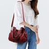 Luxury Soft PU Leather Shoulder Bags for Women Large Capacity Shopping Crossbody Hobo Bags