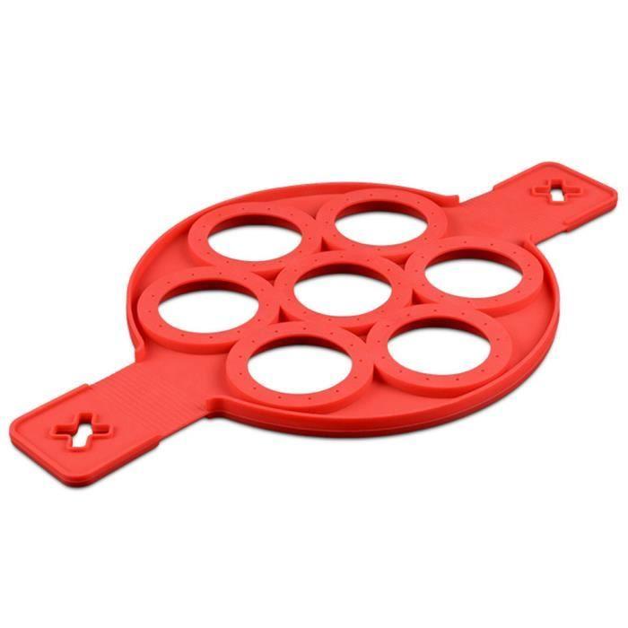 

Crepe mold - Unspecified - Silicone - Red - Non-stick - Dishwasher safe