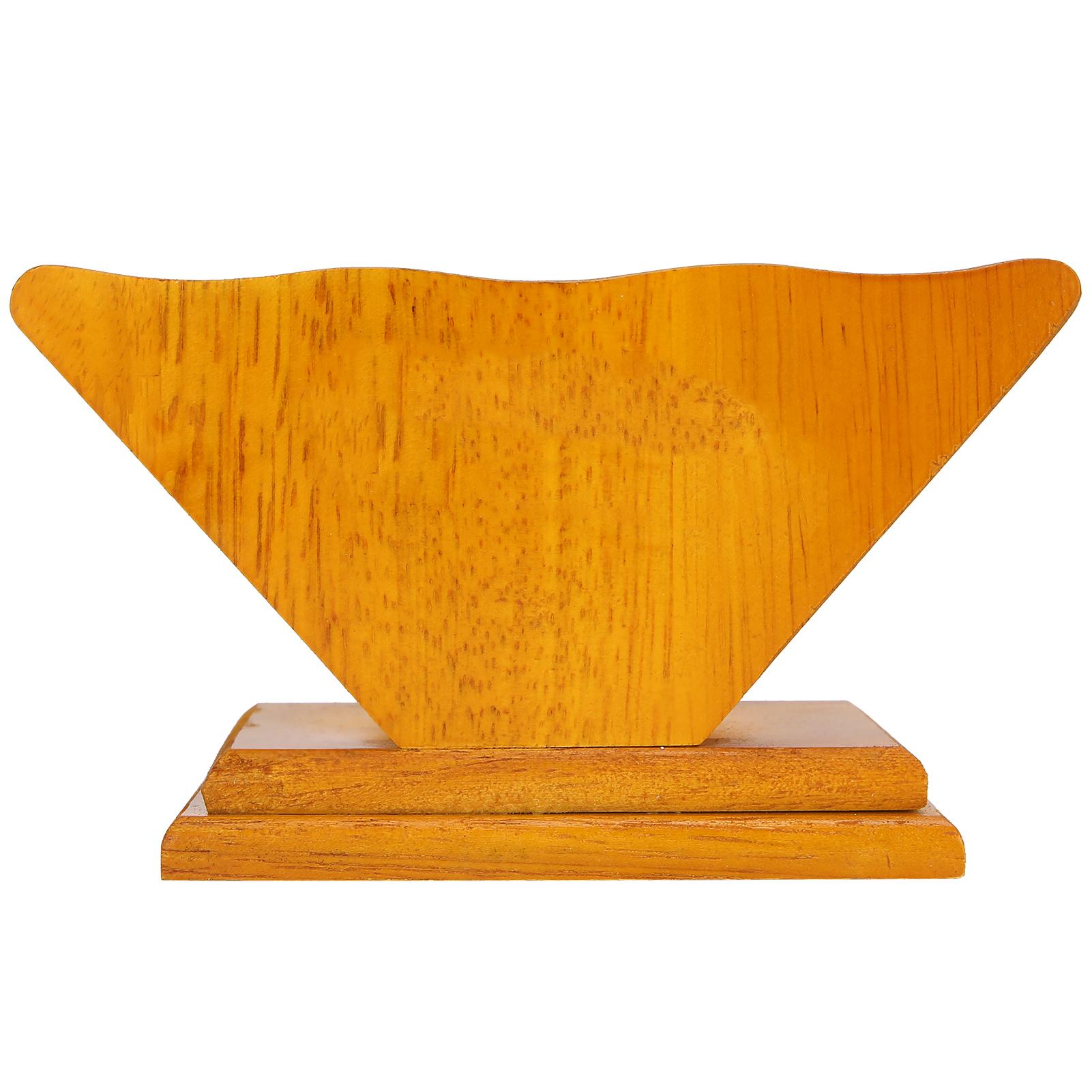 

Coffee Filter Paper Holder Countertop Reusable V shaped Wooden Storage Container Dispenser