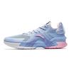 Anta Air Space 5 Ciel Clair Performance Extérieure Absorption des Chocs Antidérapant Résistant à l'Usure Chaussures de Basketball Basses Homme sneaker Bleu Rose 912511606Q-2