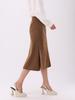 ACUD Suede Midi Skirt _Camel
