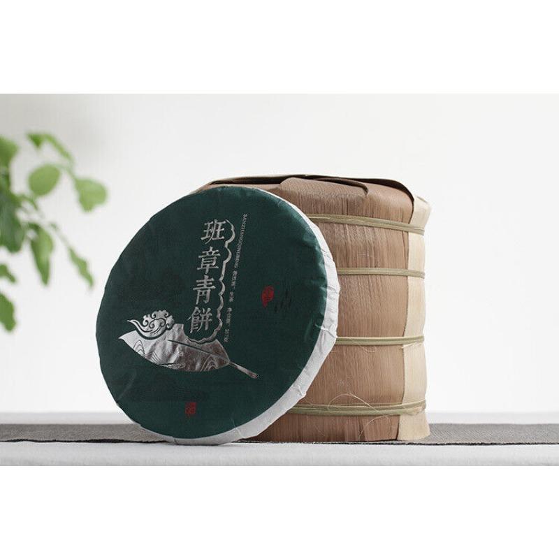 357g Yunnan Pu-erh Tea Banzhang Green Cake Big Tree Old Tree Pu-erh Raw Cake Tea