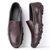 New Arrival Man Casual Shoes Handmade Genuine Leather Loafers Comfortable Men Slip on Flats Soft Moccasins Outdoor Hiking Shoes