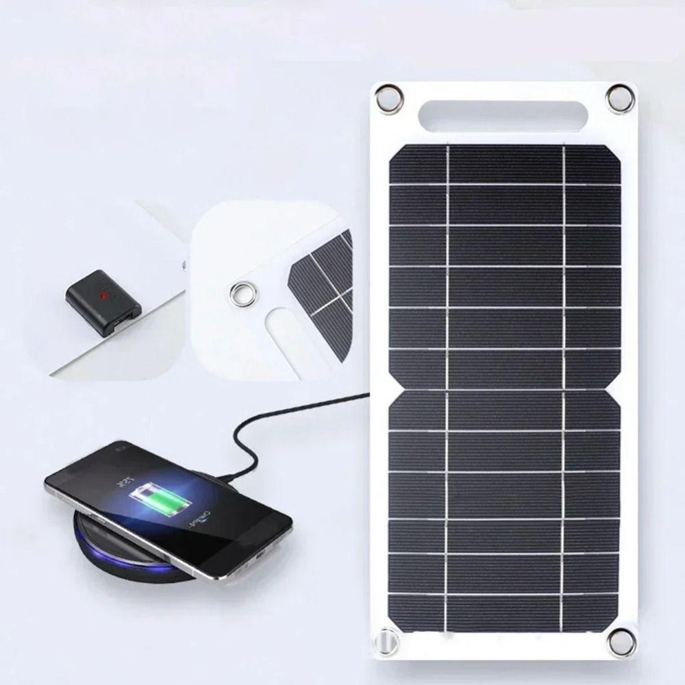 5V 6W Solar Panel Charger with USB Output Portable Solar System USB Solar Charger Panel  Home