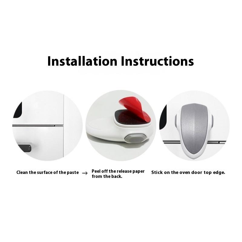 Child protective oven lock Baby anti-burn microwave oven protective lock Anti-steamer open safety lock