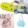 Versatile Kitchen Sink Soap Sponge Holder With Adjustable Strap For Easy Organizing