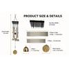 Wind Chime | Wind Chimes for Balcony | Wind Chimes for Home Positive Energy | Home Decoration(Golden,Pipe & Hanging Bells)