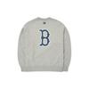 New MLB Sweatshirts Unisex Gray 3AMTB0626-43MGS