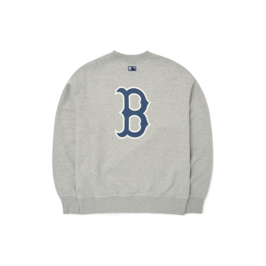 New MLB Sweatshirts Unisex Gray 3AMTB0626-43MGS