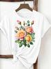 (Asian Size) love heart lovely Print Female Clothing T Shirt Woman Women Fashion Tee Top Short Sleeve Graphic T-shirts