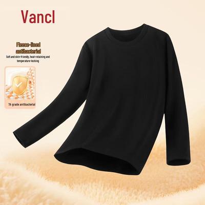 VANCL Men's Winter Fleece Lined Thermal Long Sleeve T-Shirt
