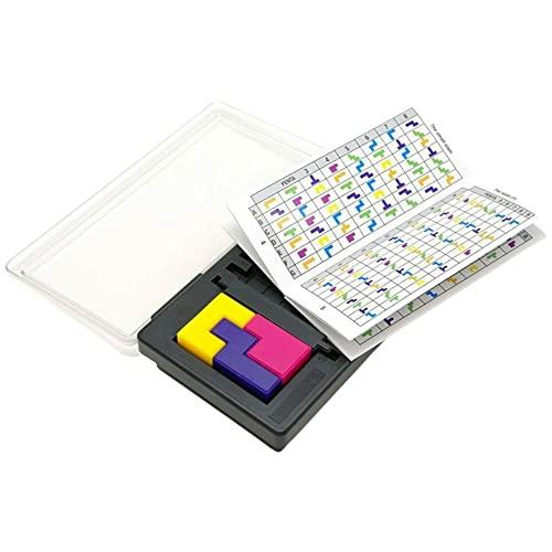 GIGAMIC KATAMINO Pocket [Official Japanese Distributor] Puzzle Game, Tabletop Game, Educational Toy, Brain Training for Kids, France